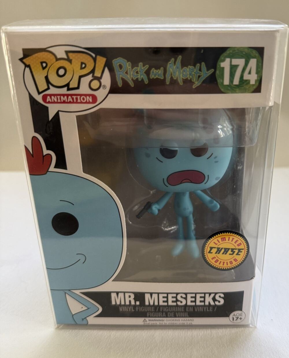 Funko Pop Mr. Meeseeks #174 Limited Edition CHASE Collectible Rick & Morty NIB